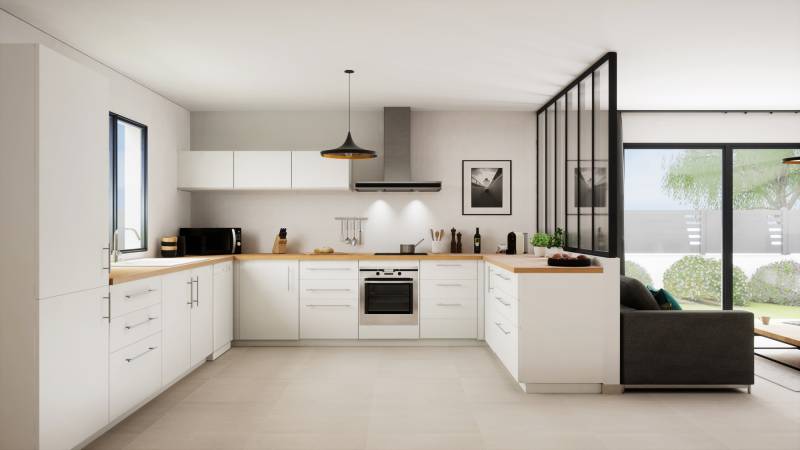 Cuisiniste indépendant avec showroom proposant cuisines contemporaines personnalisées à prix compétitif sur devis à Martigues